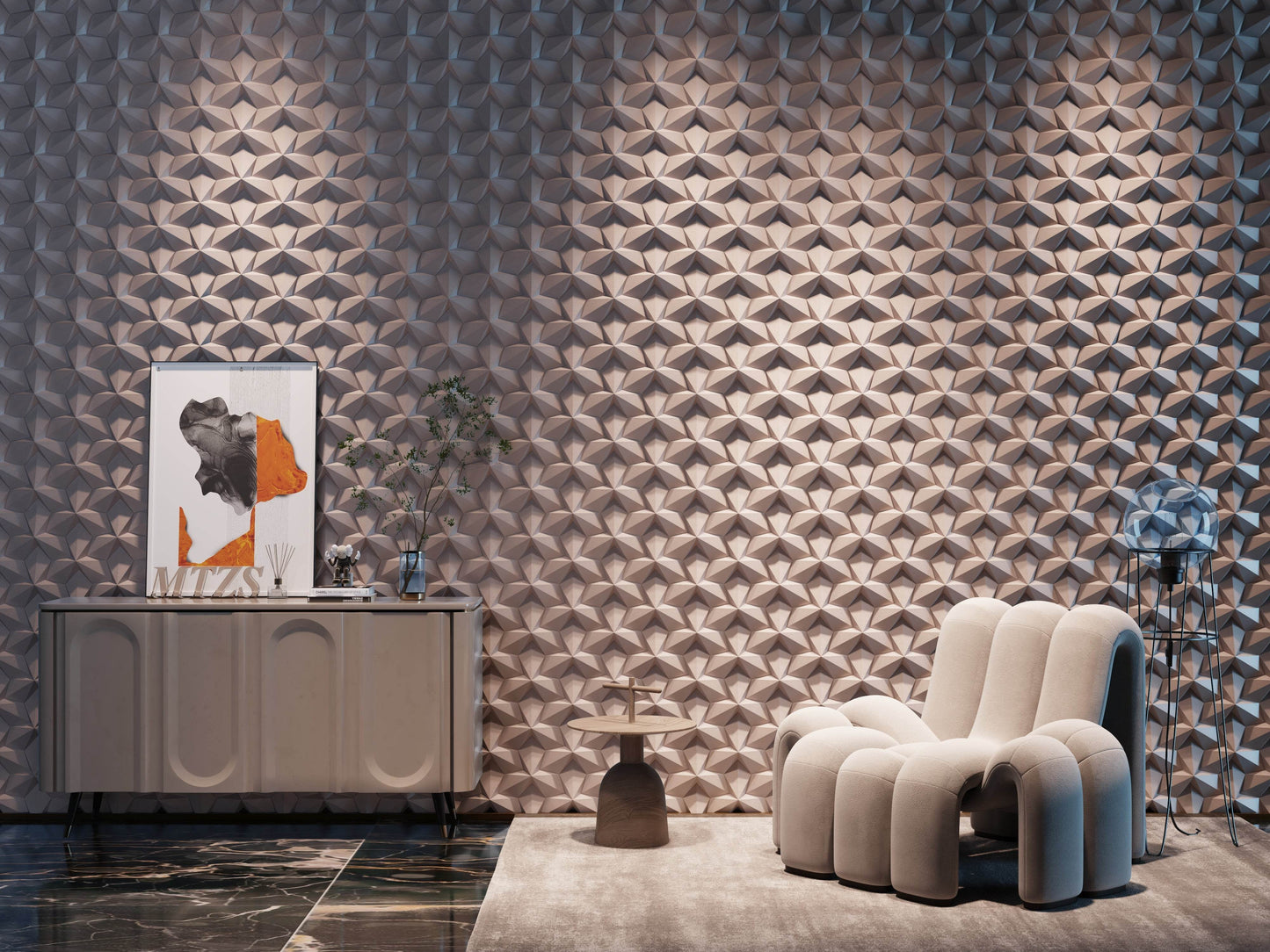NOVA Starry Sky 3D UHPC Art Wall Tile — Inspiration of the Starry Sky for Creative Spaces - caserloong