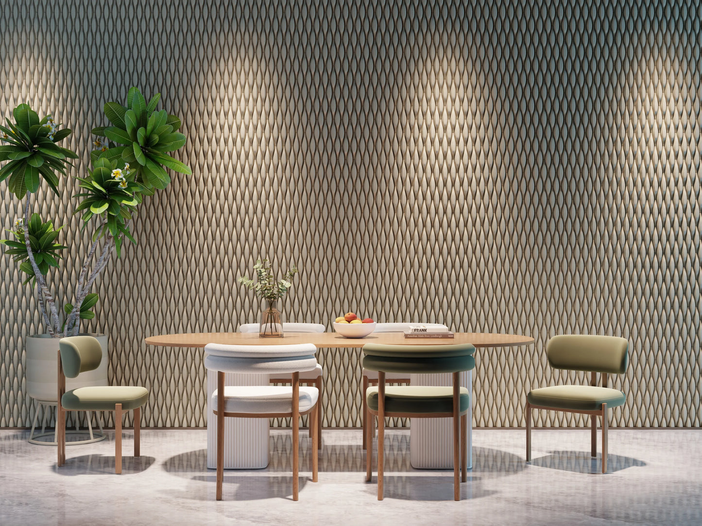 BOLD 2 – Minimalist Geometric 3D Wall Tile | UHPC Concrete Panel for DIY Wall Décor | Virgo Zodiac Style