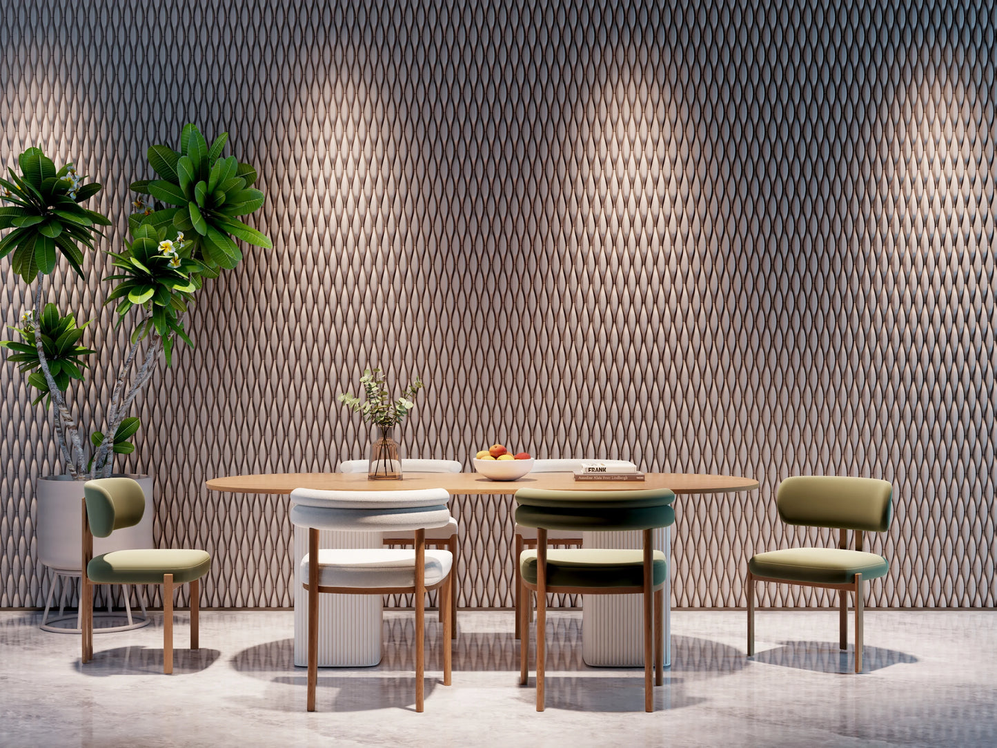 BOLD 2 – Minimalist Geometric 3D Wall Tile | UHPC Concrete Panel for DIY Wall Décor | Virgo Zodiac Style