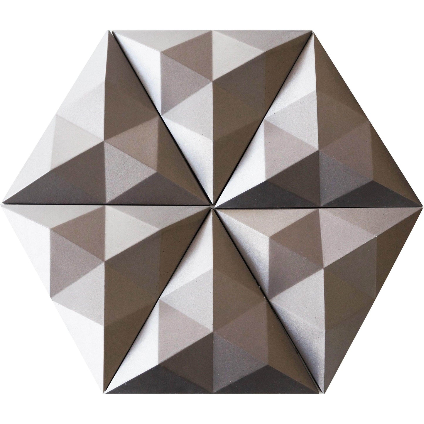 POLYHEDRON | 3D Geometric Art Tile – Made from UHPC Concrete | Customizable & DIY-Friendly | Zodiac-Inspired Series - caserloong