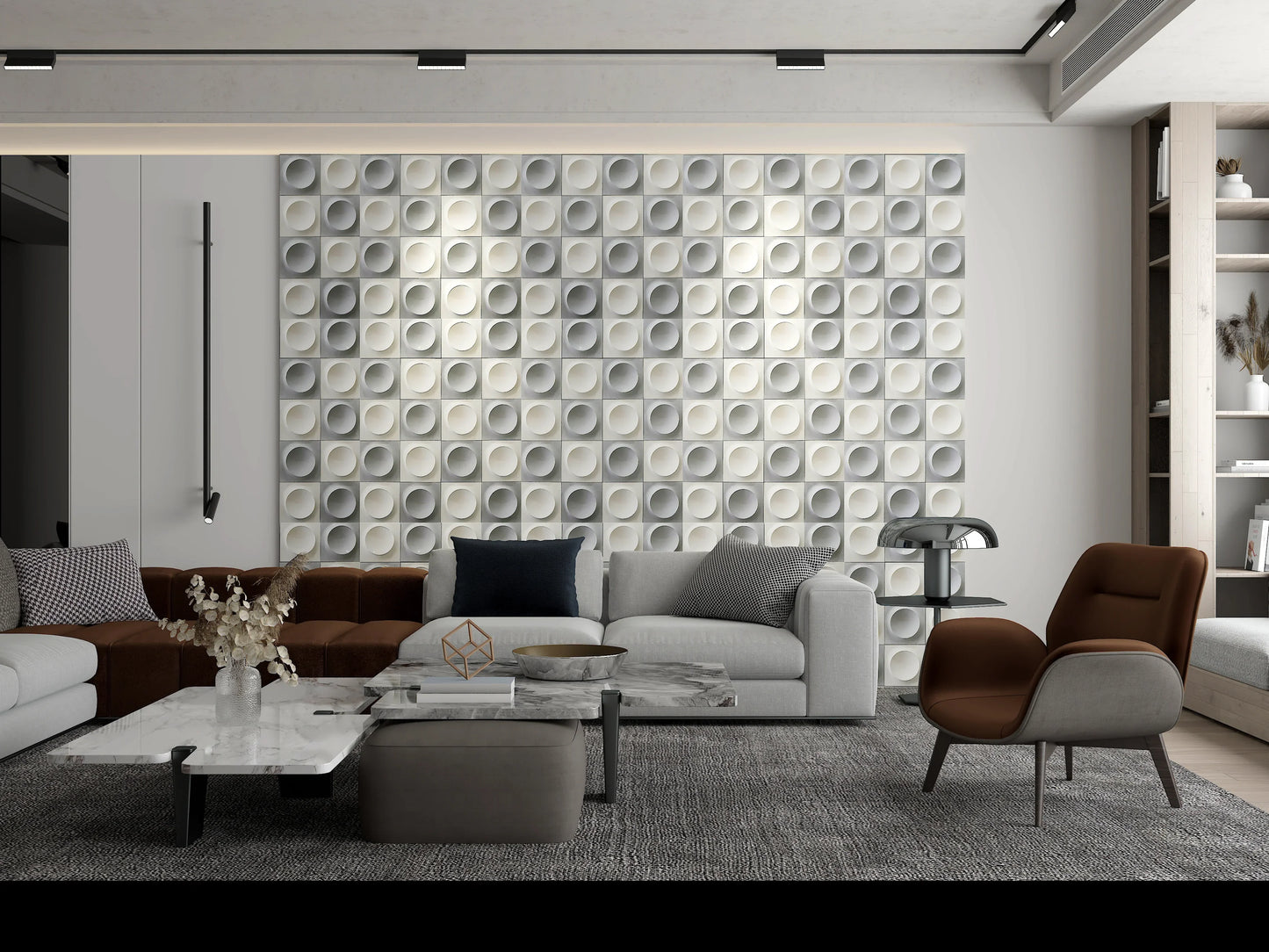 TRAY | 3D Geometric Art Tile – Zodiac Custom Design | UHPC Ultra-High-Performance Concrete | Customizable & DIY-Friendly | Modern Depth Effect