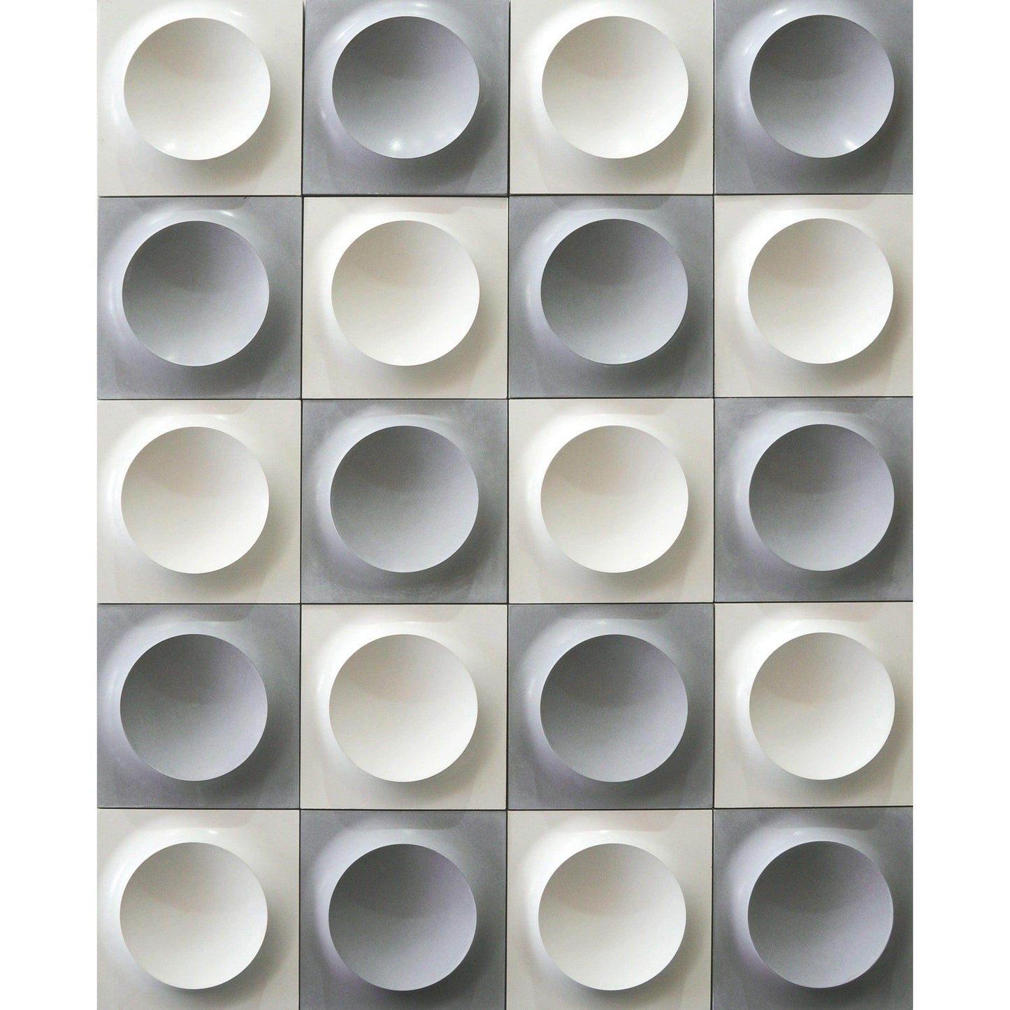 TRAY | 3D Geometric Art Tile – Zodiac Custom Design | UHPC Ultra-High-Performance Concrete | Customizable & DIY-Friendly | Modern Depth Effect - caserloong