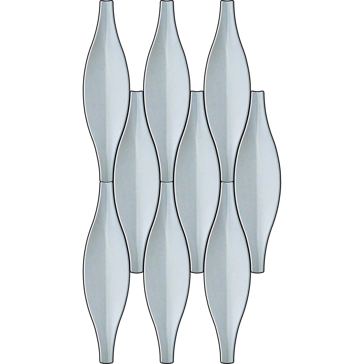 CASERLOONG | VASE · Pisces-Inspired Geometric 3D Art Tile · UHPC Ultra High-Performance Concrete - caserloong