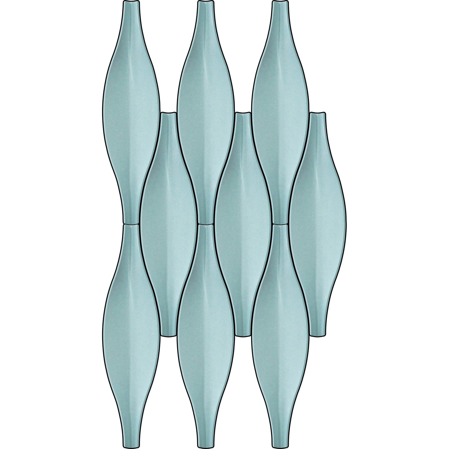 CASERLOONG | VASE · Pisces-Inspired Geometric 3D Art Tile · UHPC Ultra High-Performance Concrete - caserloong