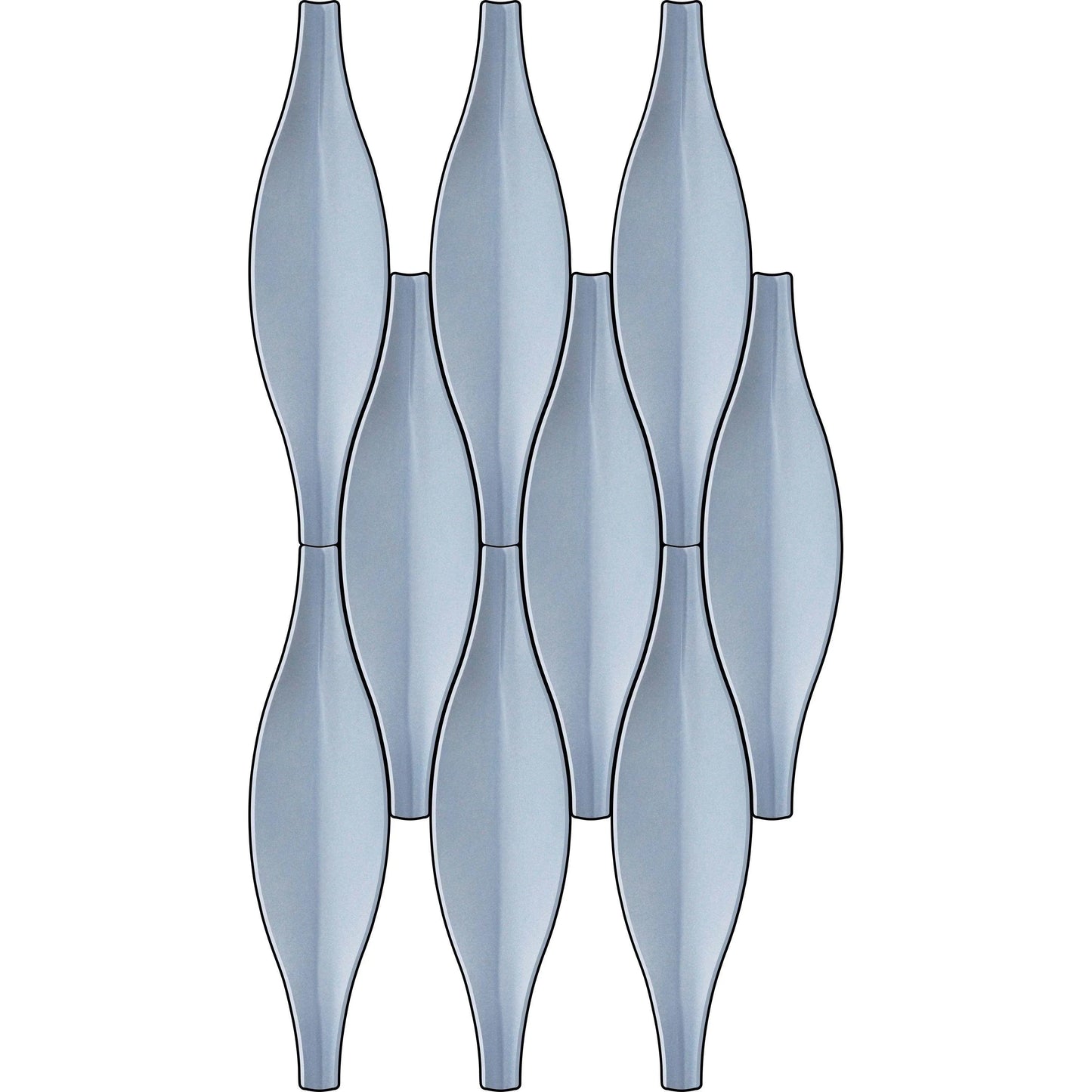 CASERLOONG | VASE · Pisces-Inspired Geometric 3D Art Tile · UHPC Ultra High-Performance Concrete - caserloong