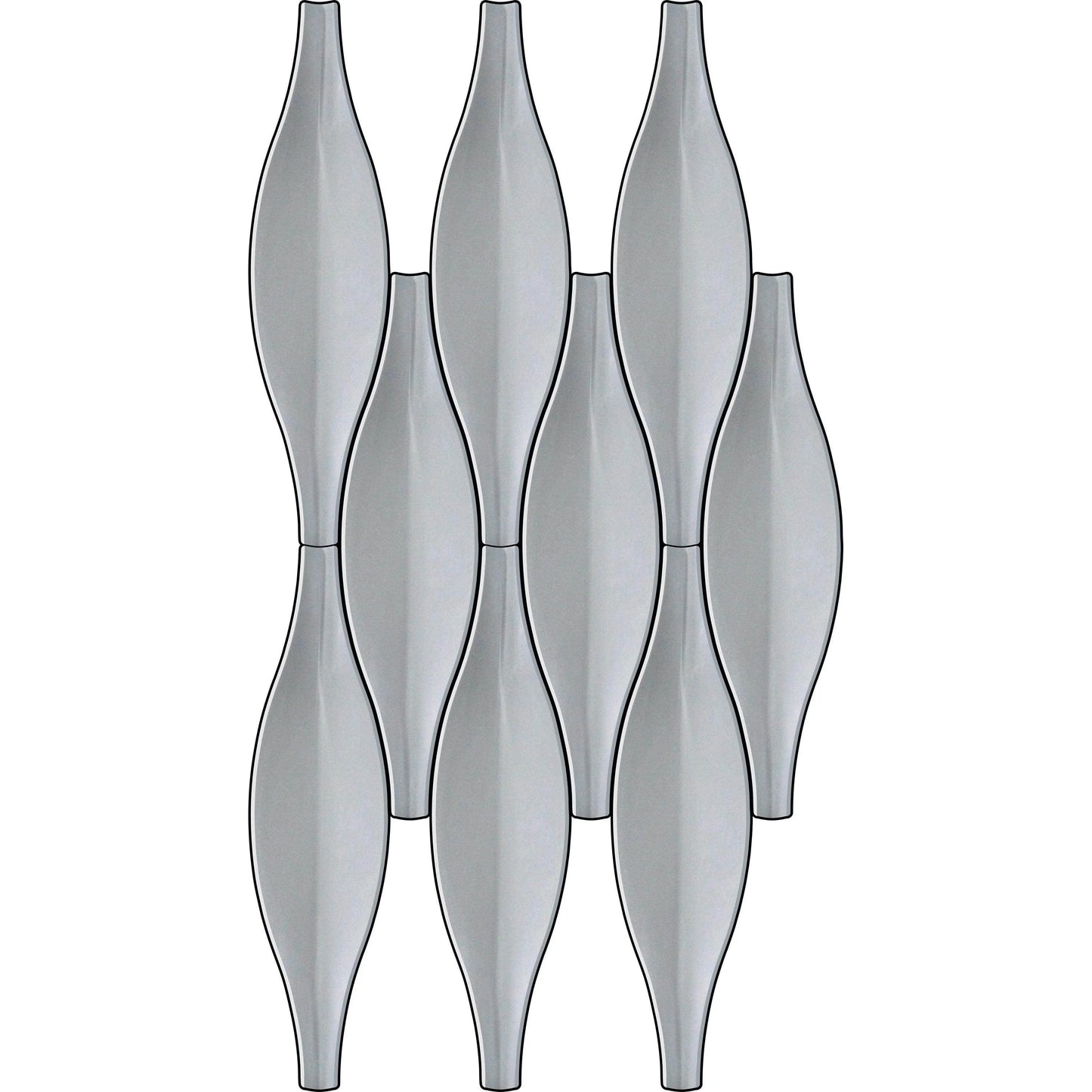 CASERLOONG | VASE · Pisces-Inspired Geometric 3D Art Tile · UHPC Ultra High-Performance Concrete - caserloong