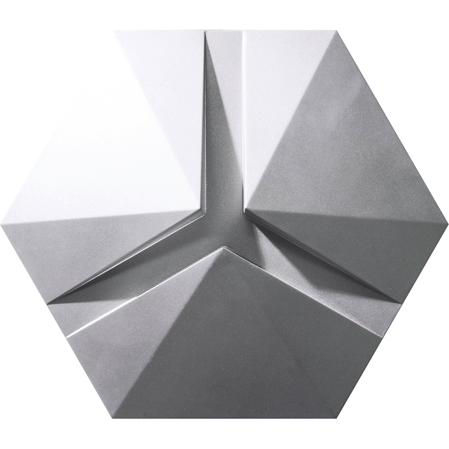 Y Hexagonal 3D Art Tile - Water Bearer’s Exclusive Geometric Design, Ultra-High-Performance Concrete for Wall Décor - caserloong