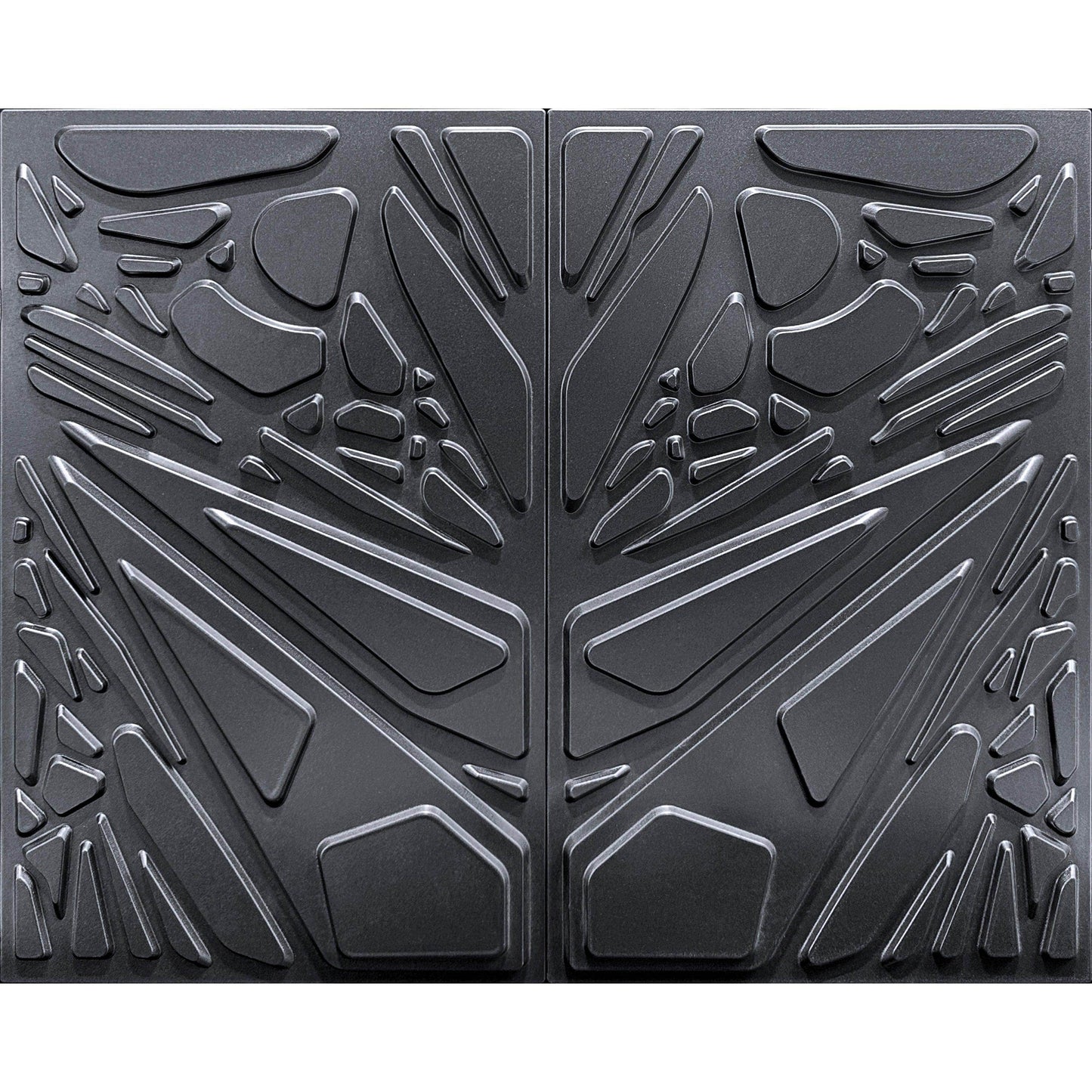 Stellar Glow 3D Art Tile - Scorpio Black Geometric Abstract Design, UHPC Wall Décor - caserloong