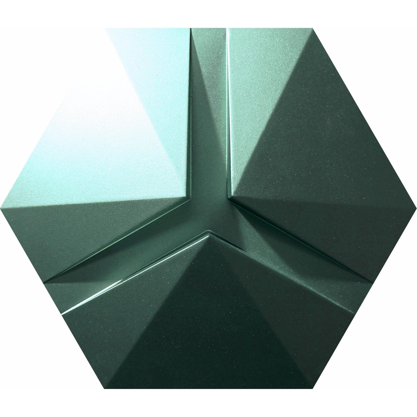 Y Hexagonal 3D Art Tile - Water Bearer’s Exclusive Geometric Design, Ultra-High-Performance Concrete for Wall Décor - caserloong