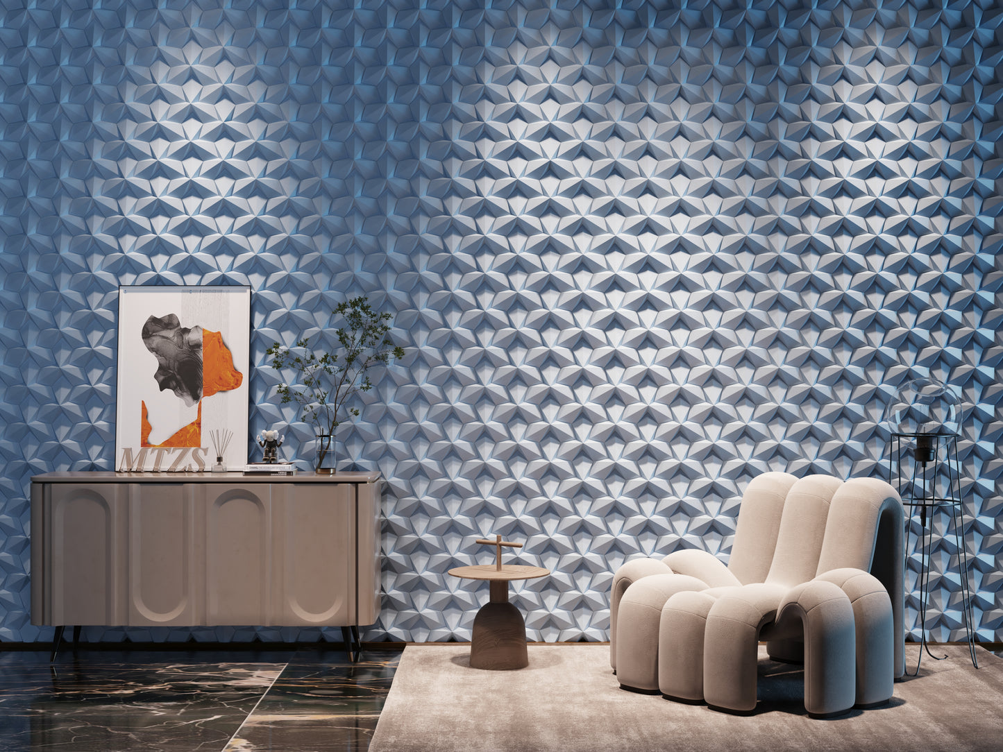 NOVA Starry Sky 3D UHPC Art Wall Tile — Inspiration of the Starry Sky for Creative Spaces