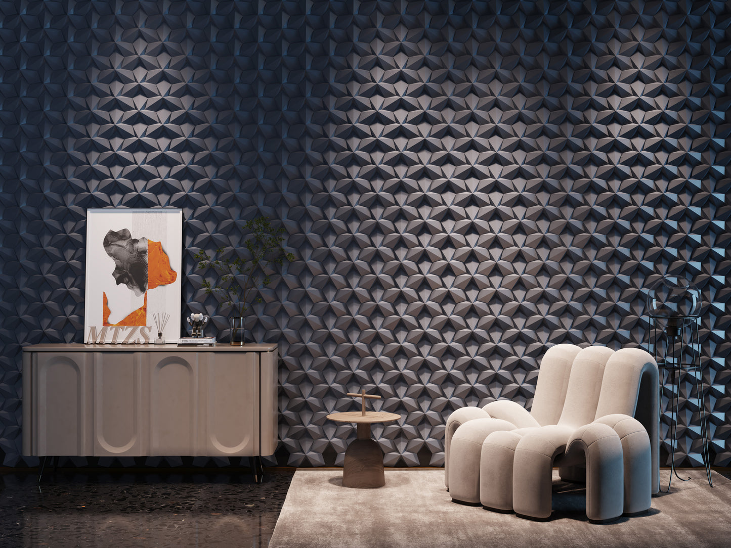 NOVA Starry Sky 3D UHPC Art Wall Tile — Inspiration of the Starry Sky for Creative Spaces