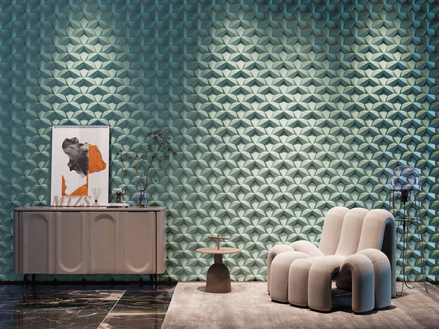 NOVA Starry Sky 3D UHPC Art Wall Tile — Inspiration of the Starry Sky for Creative Spaces