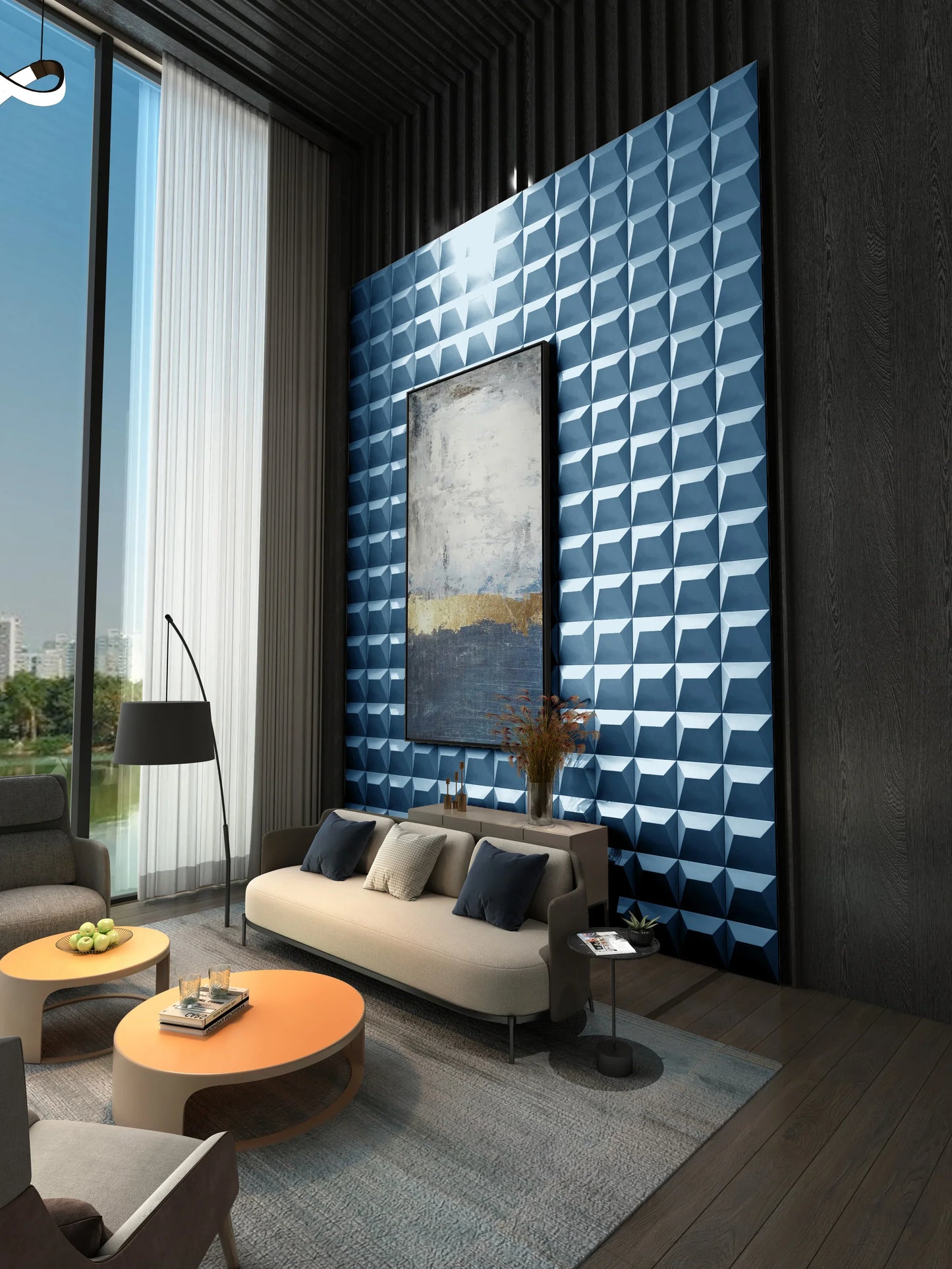 ORATOR 3D Geometric Tile|Cancer Zodiac Edition · Subtle Beauty, Soft Power