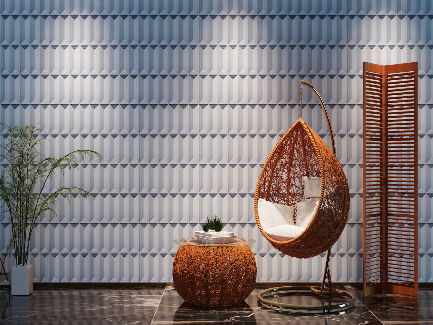 CASERLOONG PYRAMID B | Virgo-Inspired | UHPC 3D Art Tile | Customizable | Priced Per Square Meter