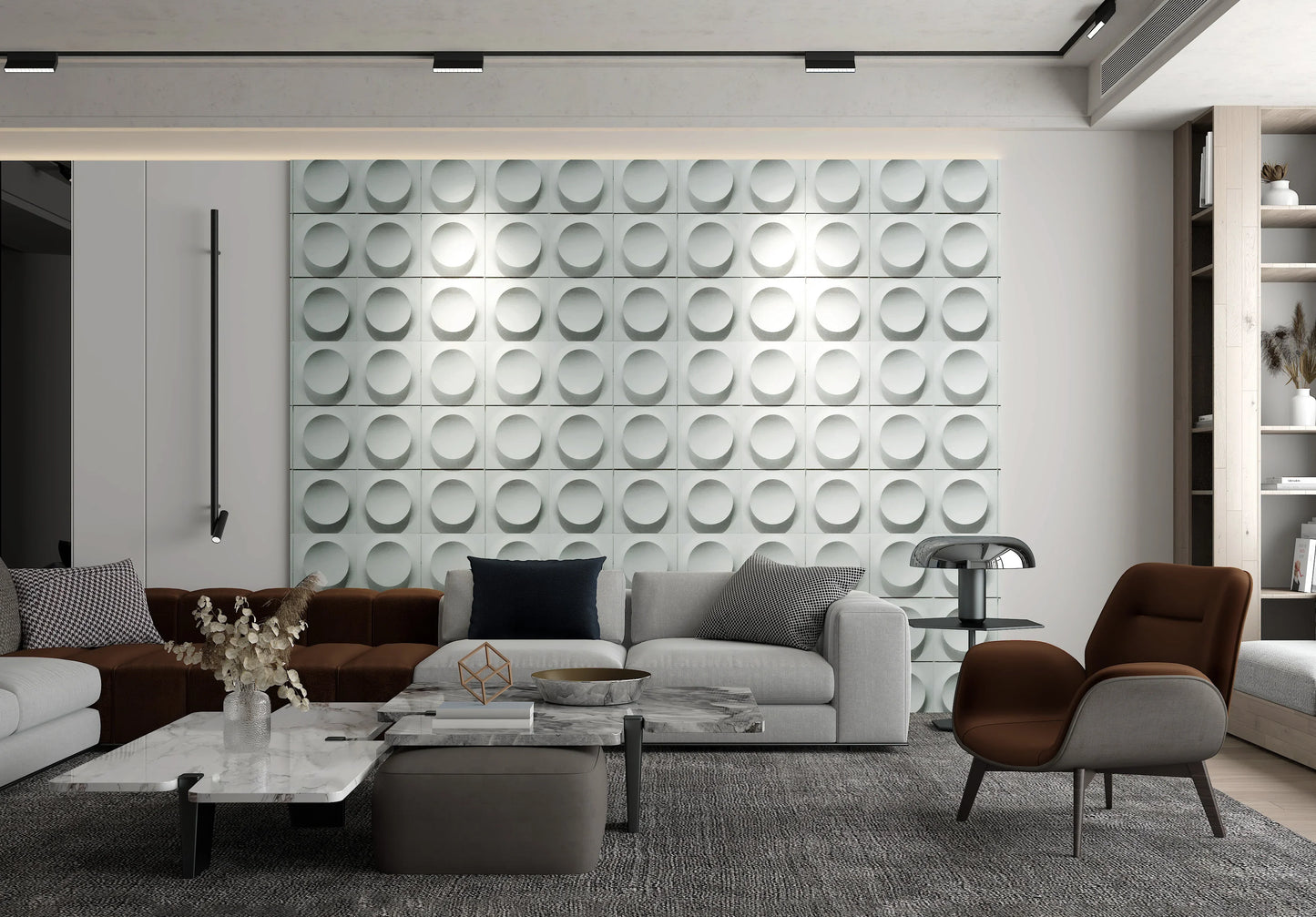 TRAY | 3D Geometric Art Tile – Zodiac Custom Design | UHPC Ultra-High-Performance Concrete | Customizable & DIY-Friendly | Modern Depth Effect