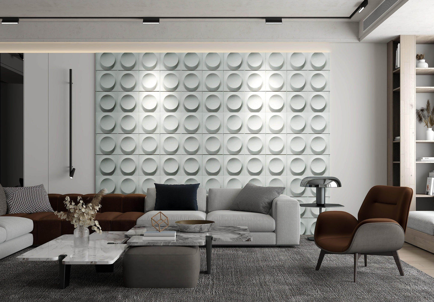TRAY | 3D Geometric Art Tile – Zodiac Custom Design | UHPC Ultra-High-Performance Concrete | Customizable & DIY-Friendly | Modern Depth Effect - caserloong
