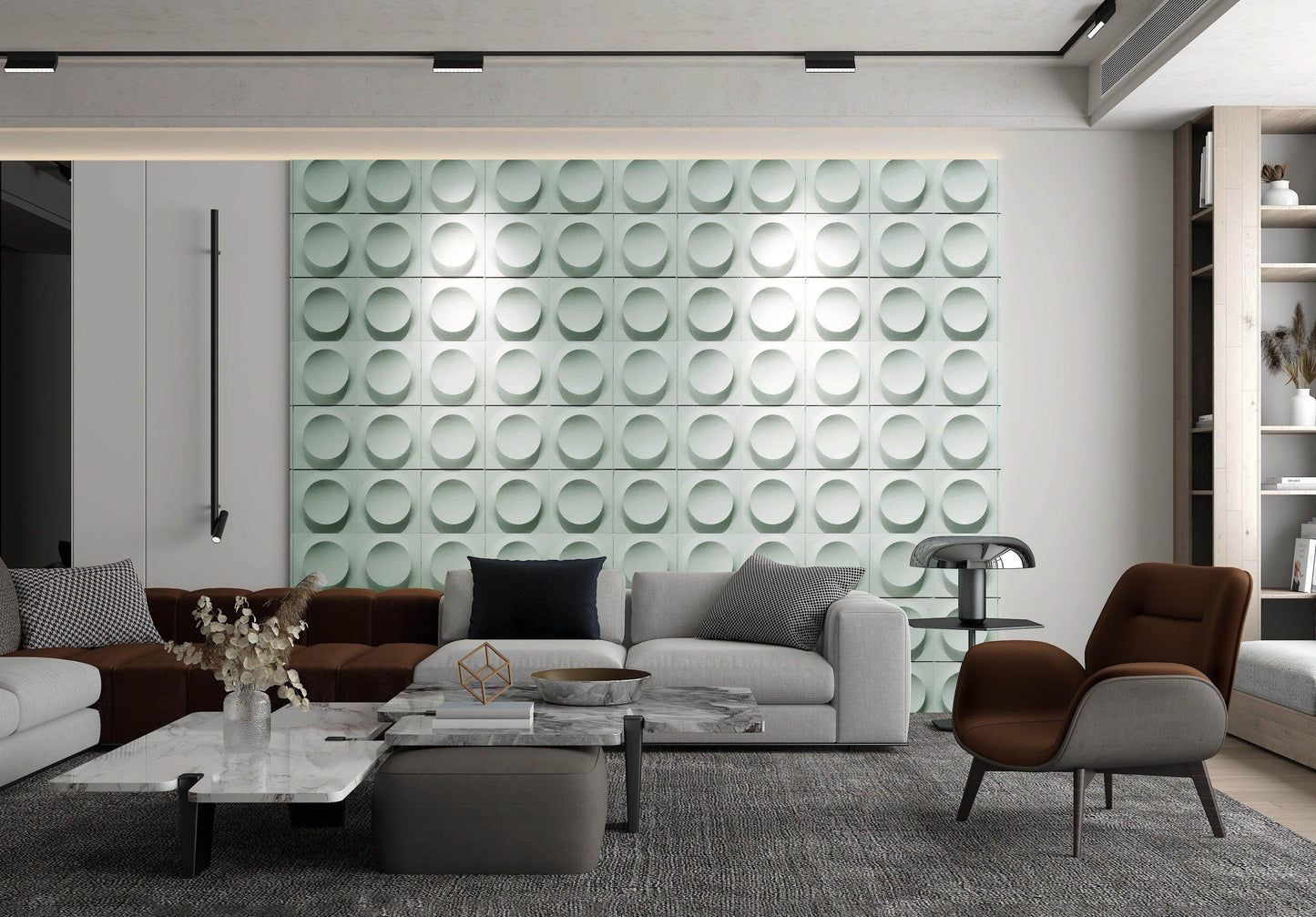 TRAY | 3D Geometric Art Tile – Zodiac Custom Design | UHPC Ultra-High-Performance Concrete | Customizable & DIY-Friendly | Modern Depth Effect - caserloong