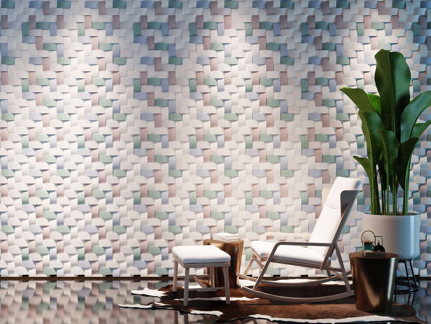 Unleash Creativity, Weave Art: WEAVE 3D UHPC Woven Art Wall Tiles