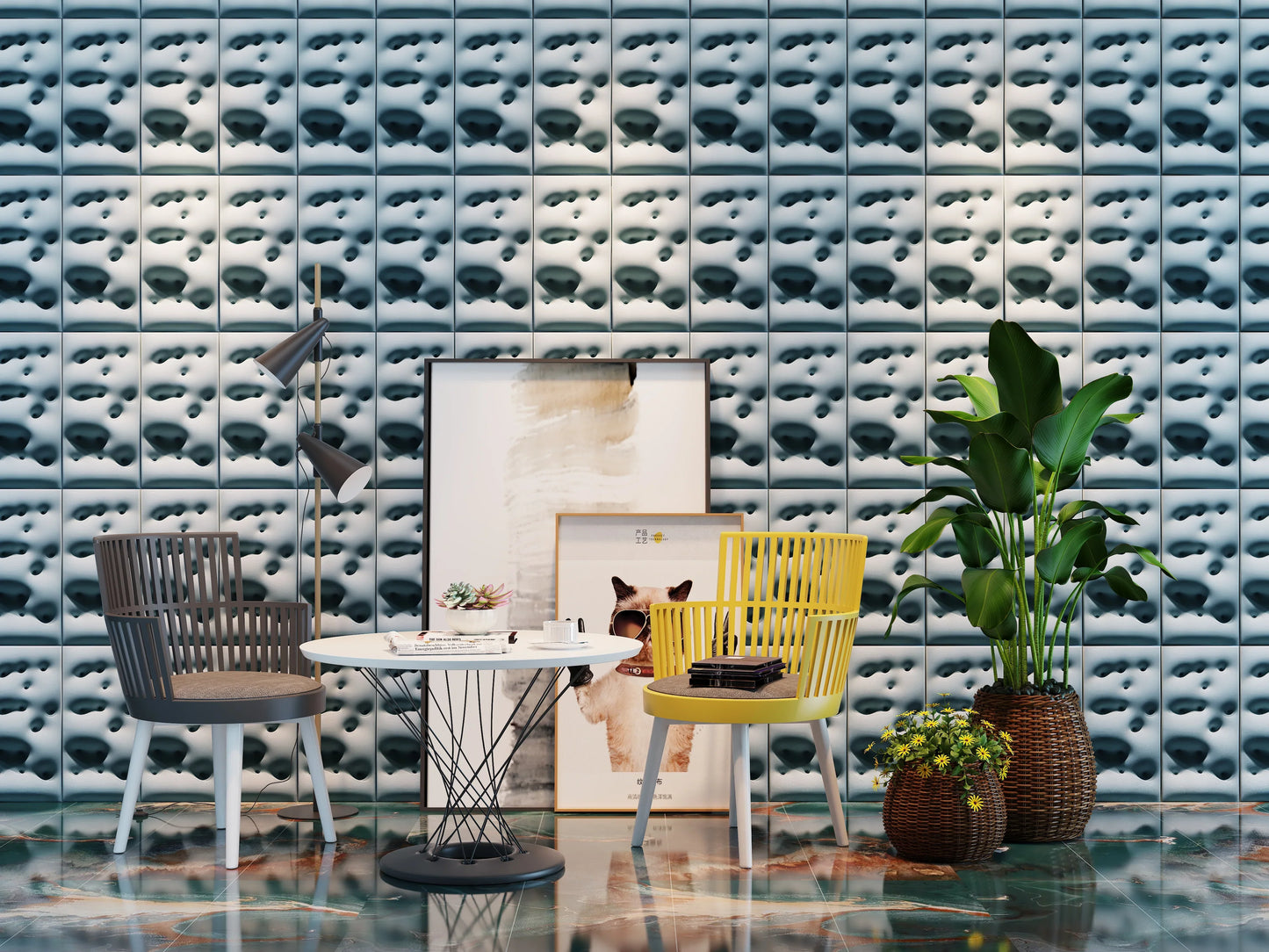 Virgo × W Series 3D UHPC Wall Panels | Cosmic Precision Collection