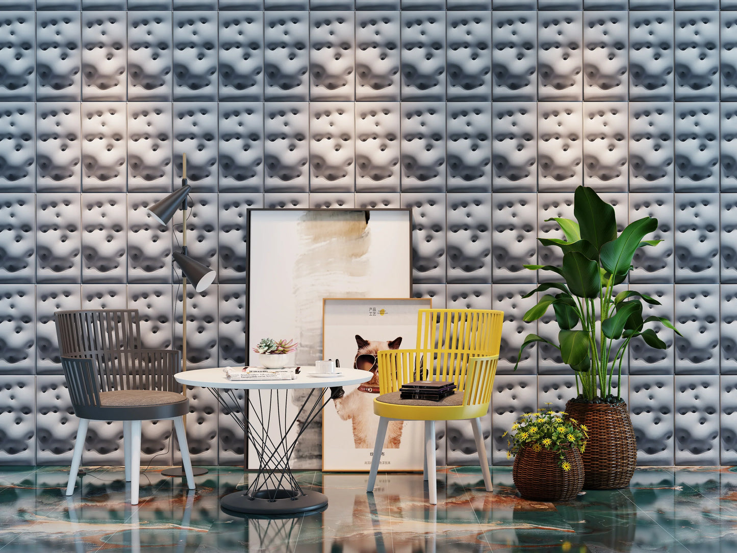 Virgo × W Series 3D UHPC Wall Panels | Cosmic Precision Collection