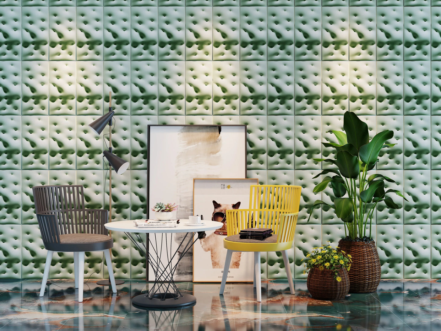 Virgo × W Series 3D UHPC Wall Panels | Cosmic Precision Collection