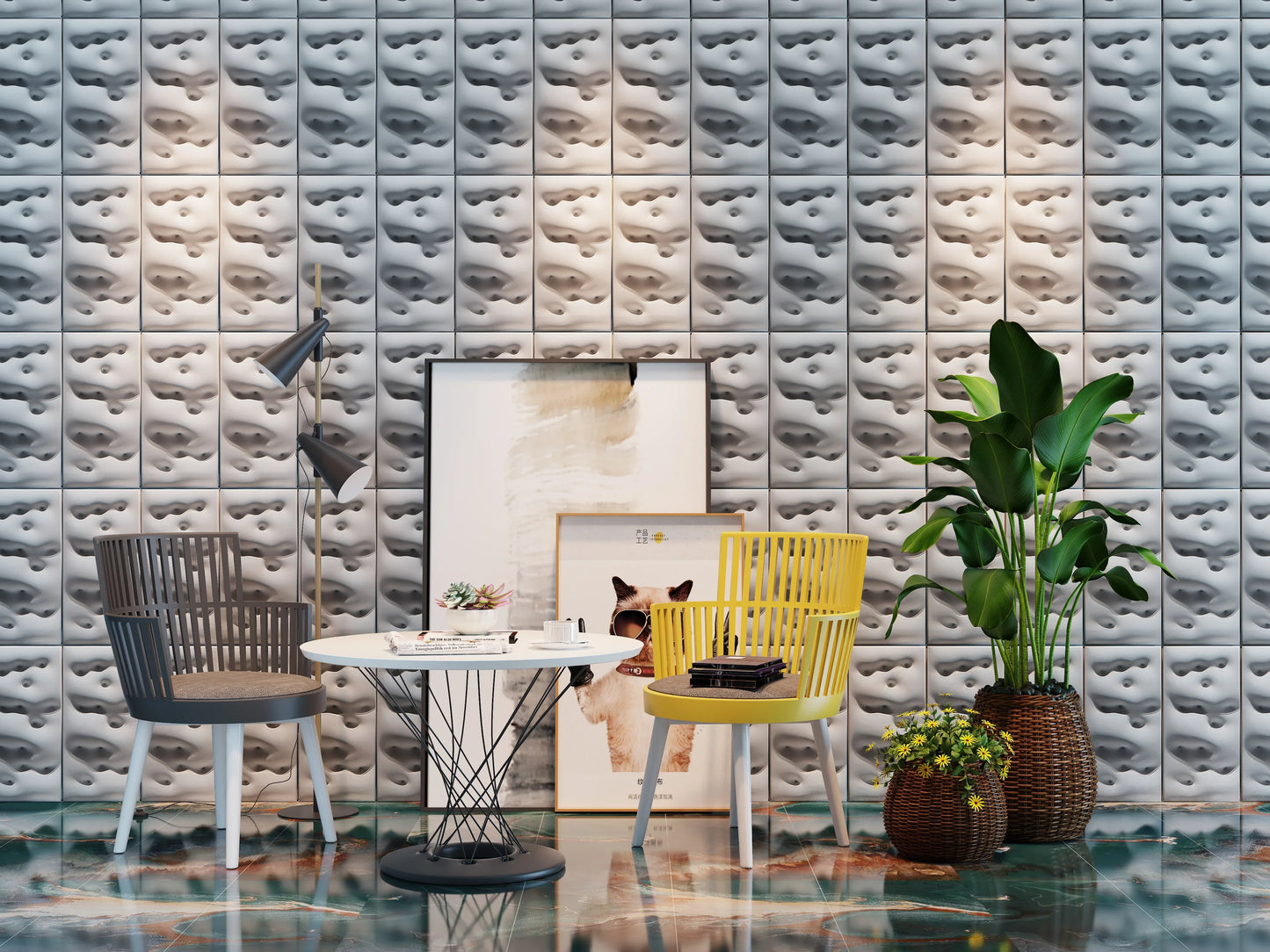 Virgo × W Series 3D UHPC Wall Panels | Cosmic Precision Collection