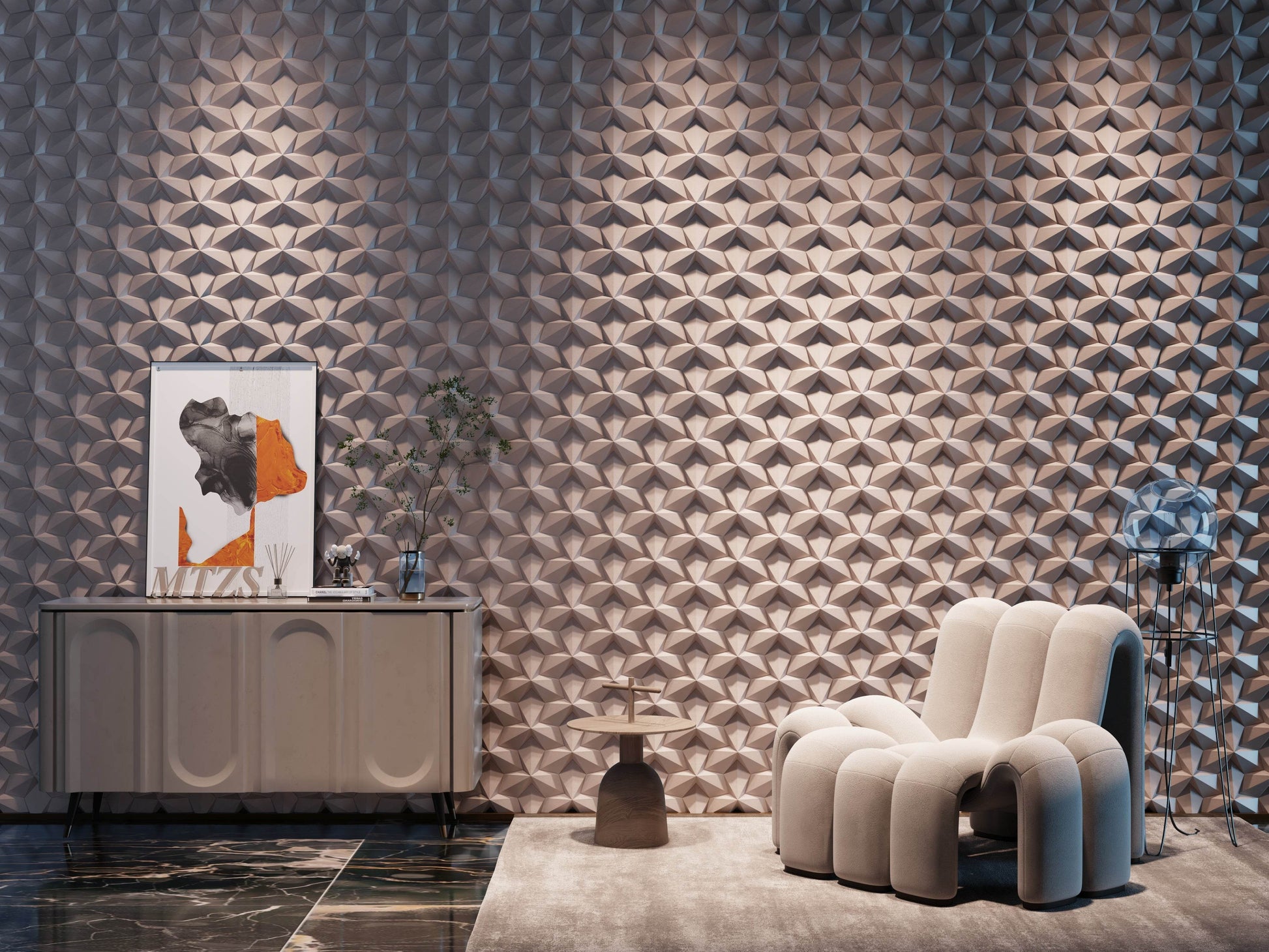 NOVA Starry Sky 3D UHPC Art Wall Tile — Inspiration of the Starry Sky for Creative Spaces - caserloong