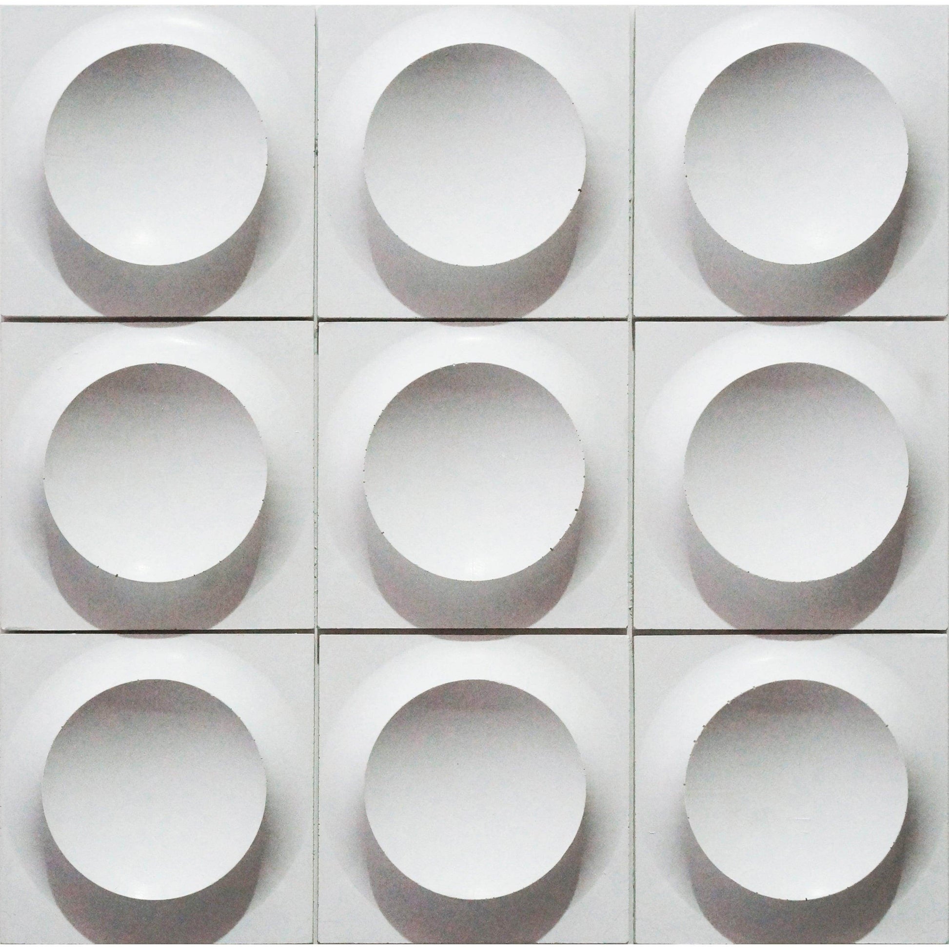 TRAY | 3D Geometric Art Tile – Zodiac Custom Design | UHPC Ultra-High-Performance Concrete | Customizable & DIY-Friendly | Modern Depth Effect - caserloong