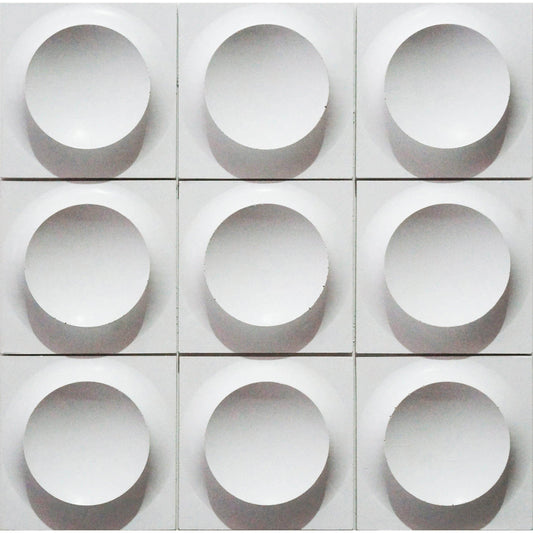 TRAY | 3D Geometric Art Tile – Zodiac Custom Design | UHPC Ultra-High-Performance Concrete | Customizable & DIY-Friendly | Modern Depth Effect - caserloong