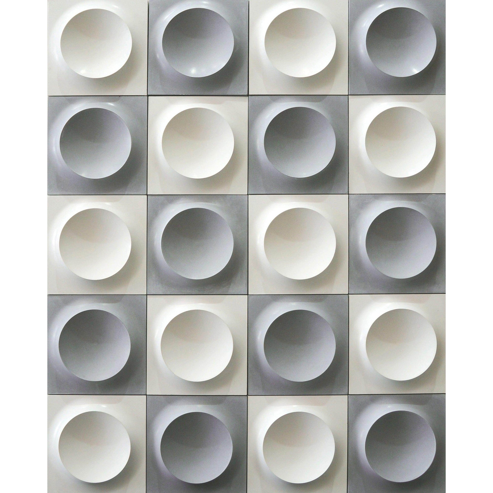 TRAY | 3D Geometric Art Tile – Zodiac Custom Design | UHPC Ultra-High-Performance Concrete | Customizable & DIY-Friendly | Modern Depth Effect - caserloong