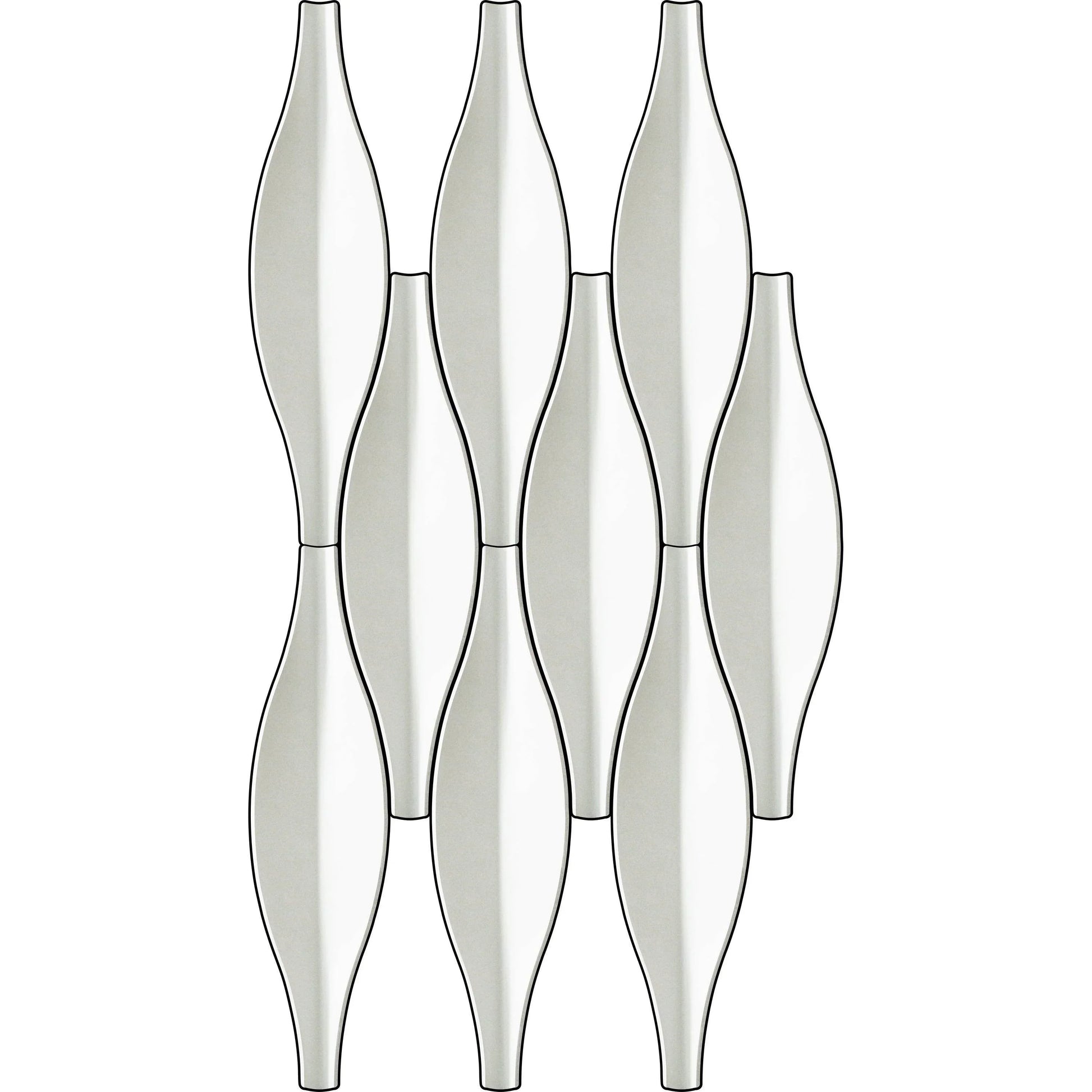 CASERLOONG | VASE · Pisces-Inspired Geometric 3D Art Tile · UHPC Ultra High-Performance Concrete - caserloong