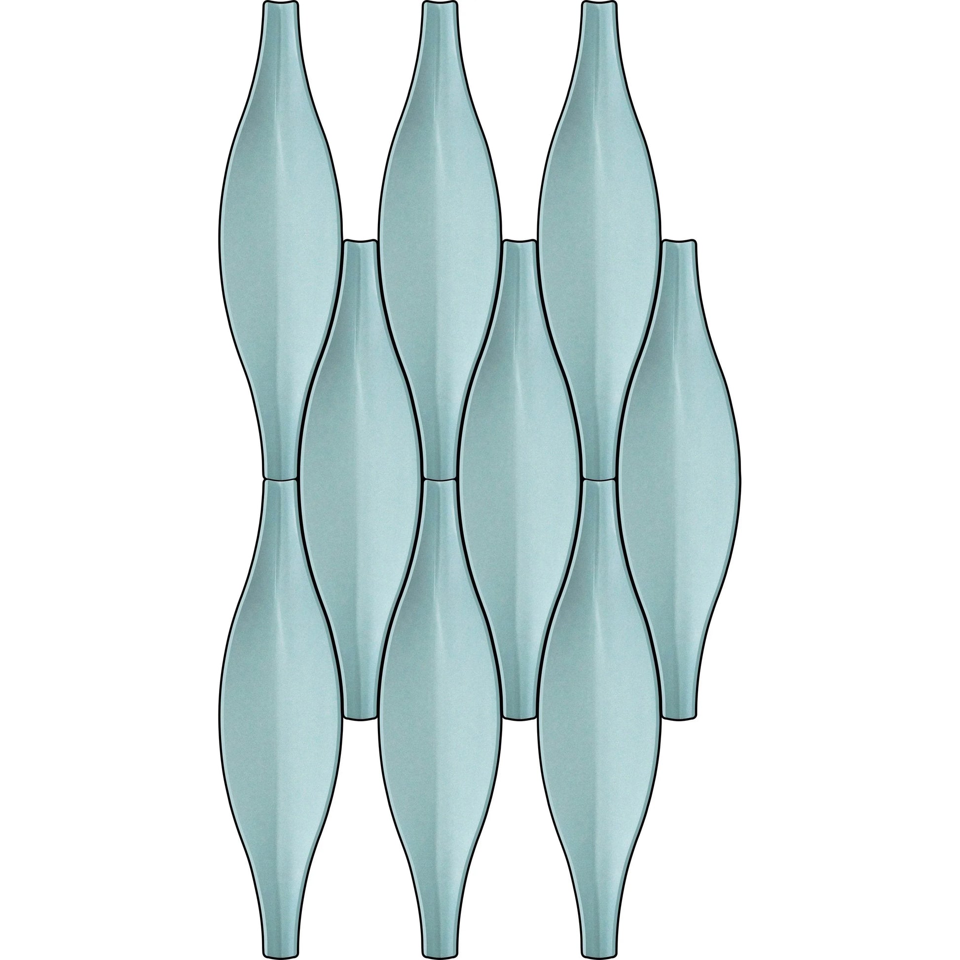 CASERLOONG | VASE · Pisces-Inspired Geometric 3D Art Tile · UHPC Ultra High-Performance Concrete - caserloong