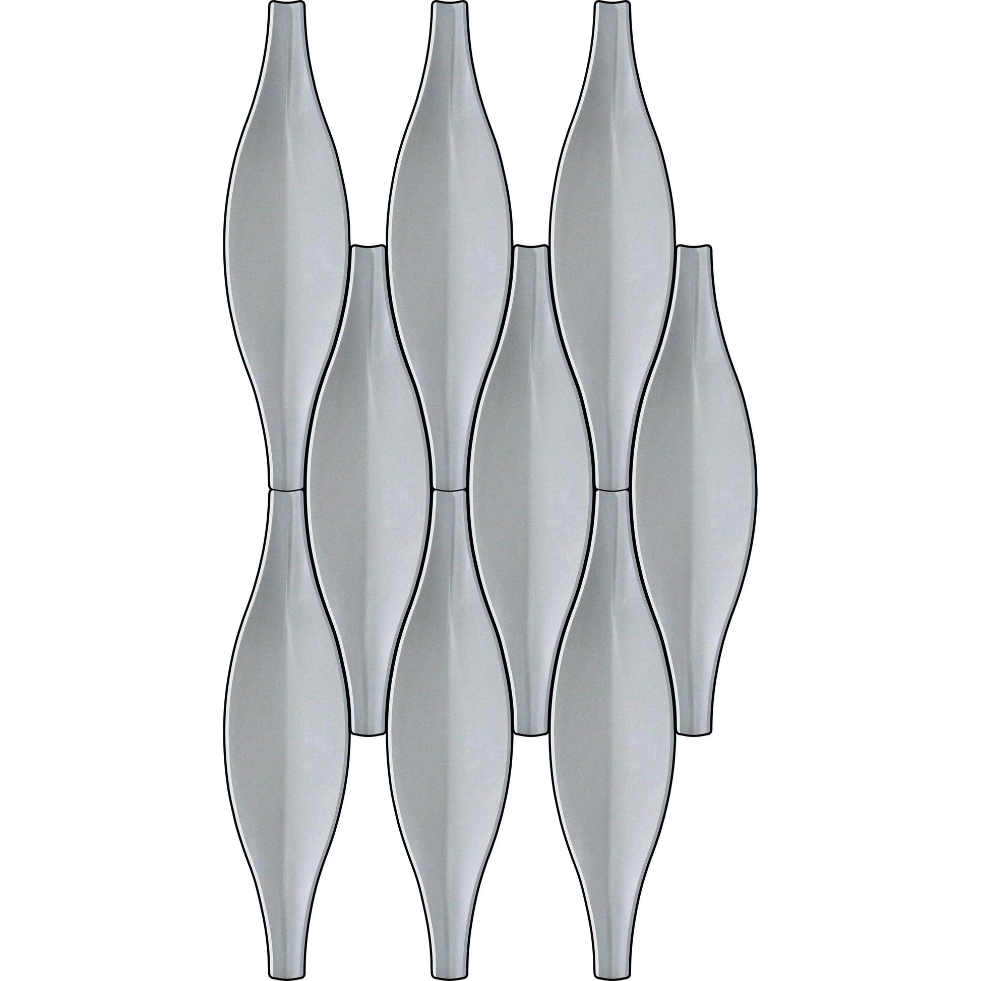 CASERLOONG | VASE · Pisces-Inspired Geometric 3D Art Tile · UHPC Ultra High-Performance Concrete - caserloong