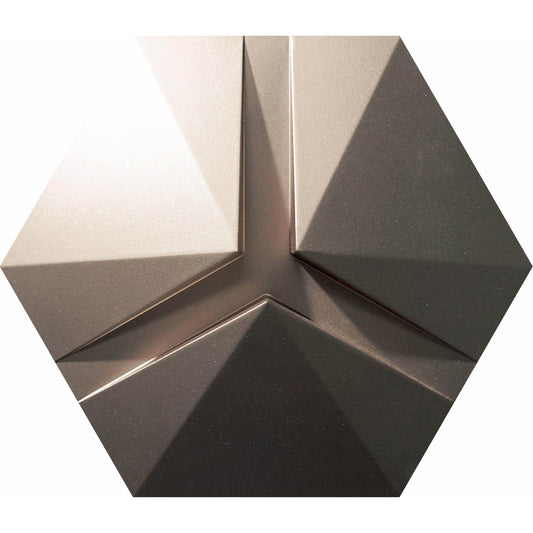 Y Hexagonal 3D Art Tile - Water Bearer’s Exclusive Geometric Design, Ultra-High-Performance Concrete for Wall Décor - caserloong