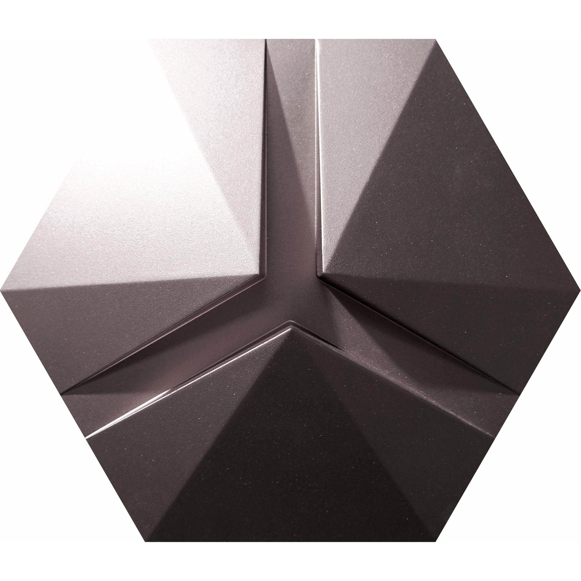 Y Hexagonal 3D Art Tile - Water Bearer’s Exclusive Geometric Design, Ultra-High-Performance Concrete for Wall Décor - caserloong