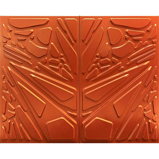 Stellar Glow 3D Art Tile - Scorpio Black Geometric Abstract Design, UHPC Wall Décor - caserloong