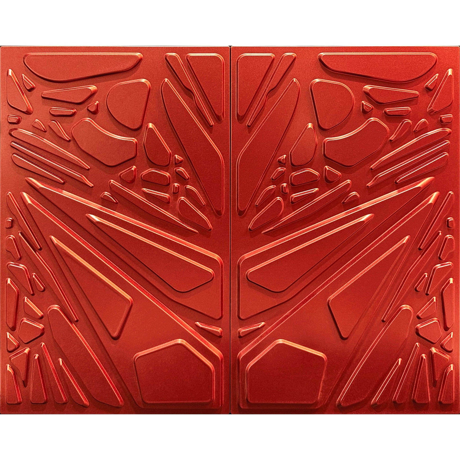 Stellar Glow 3D Art Tile - Scorpio Black Geometric Abstract Design, UHPC Wall Décor - caserloong