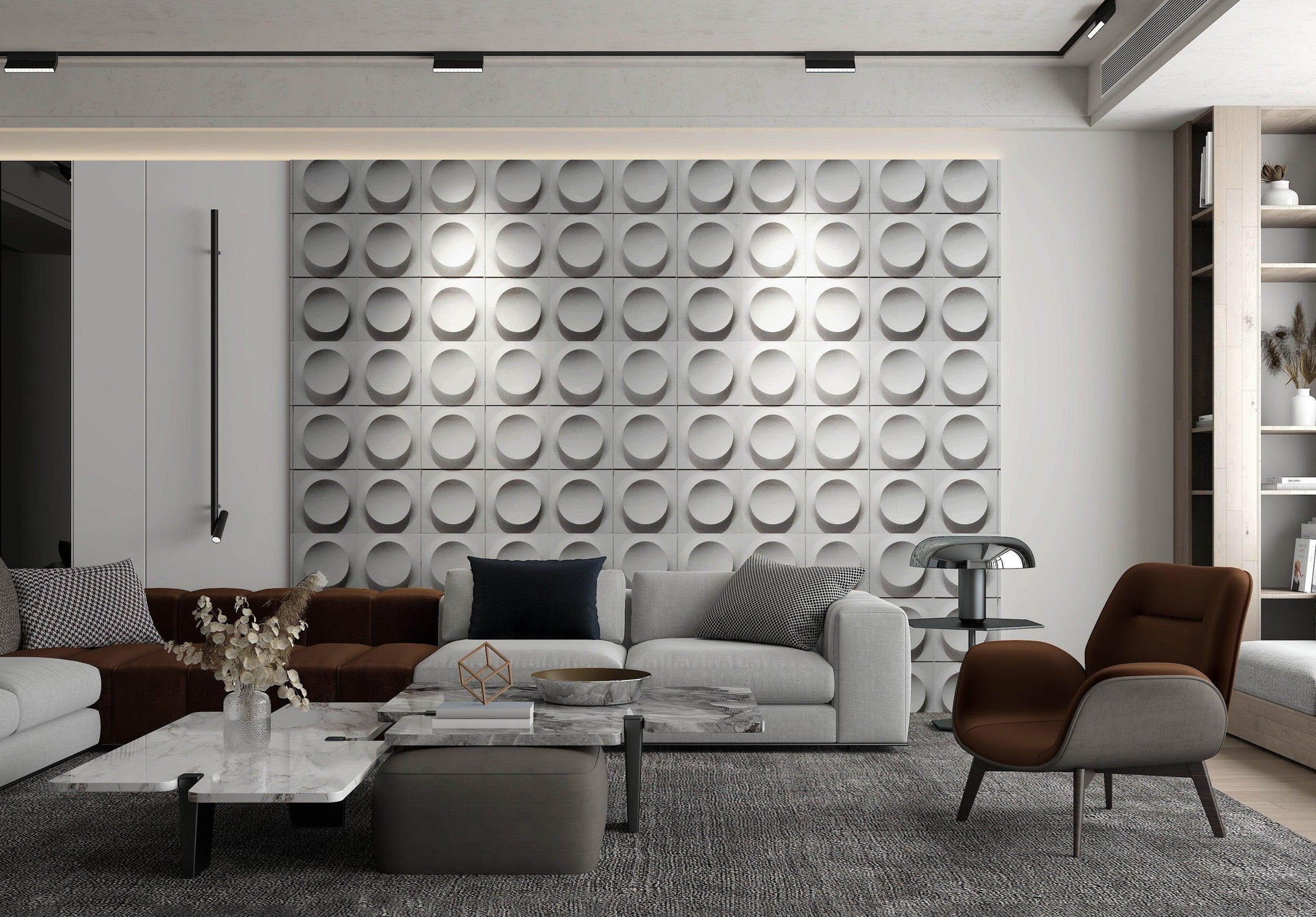 TRAY | 3D Geometric Art Tile – Zodiac Custom Design | UHPC Ultra-High-Performance Concrete | Customizable & DIY-Friendly | Modern Depth Effect - caserloong
