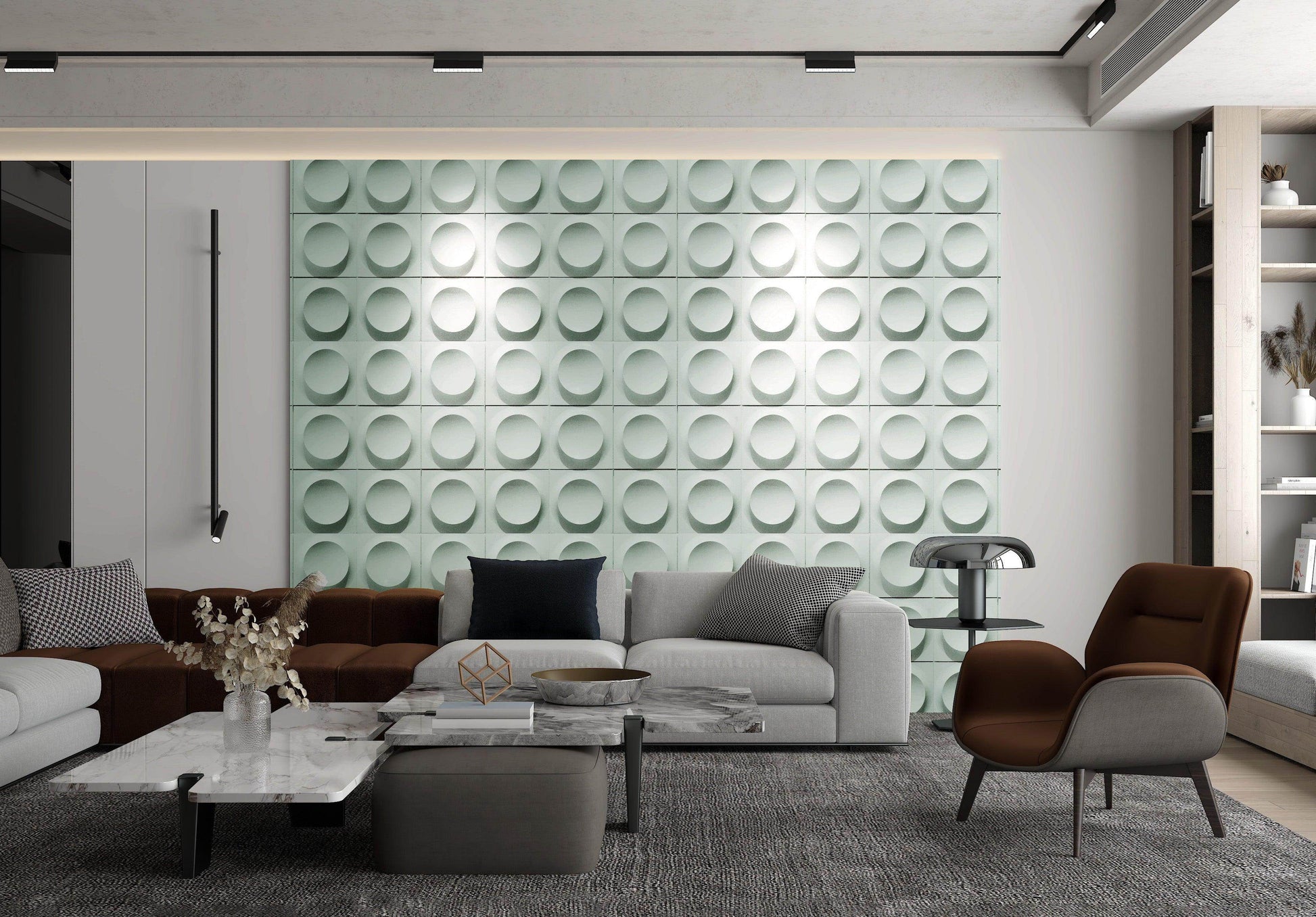TRAY | 3D Geometric Art Tile – Zodiac Custom Design | UHPC Ultra-High-Performance Concrete | Customizable & DIY-Friendly | Modern Depth Effect - caserloong
